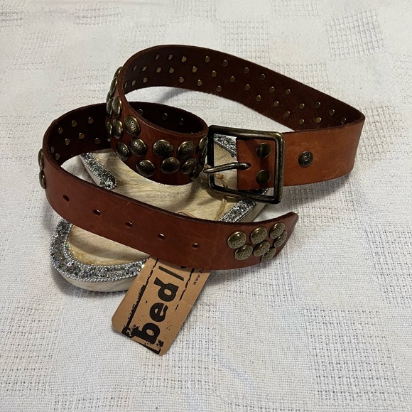 - Bed/Stü leather Hewitt woman’s belt - Picture 1 of 6